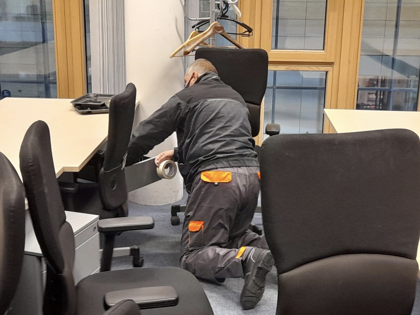 Récupération d’éléments de bureau.