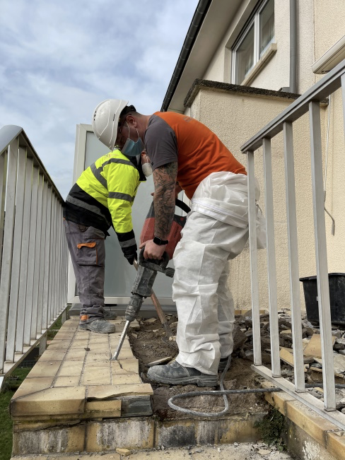 Démolition et curage de bâtiment - Terrasses